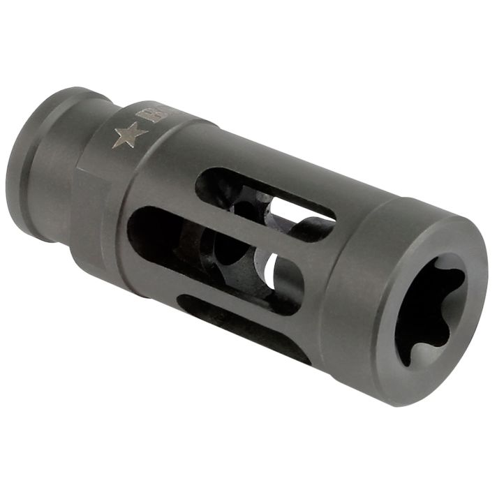 BCM GFCMOD1556 BCMGunfighter Compensator Mod 1 Black Stainless Steel with 1/2"-28 tpi Threads for 5.56x45mm NATO AR-15