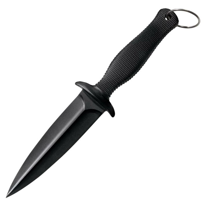 Cold Steel CS-92FBA FGX Boot Blade II 5" Fixed Plain Black Griv-Ex Blade/Black Checkered Kray-Ex Handle