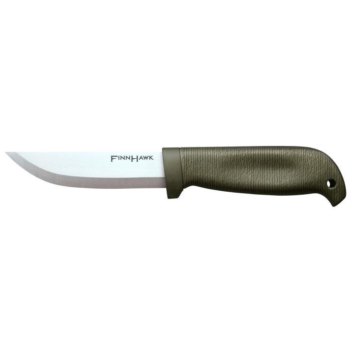 Cold Steel CS-20NPK Finn Hawk 4" Fixed Plain Cryo 4116 SS Blade/OD Green TPR Handle