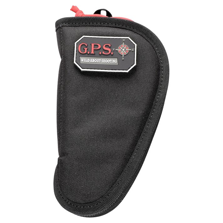 GPS Bags 1004CPCB Discreet Casew/ Black Finish w/ Lockable Zipper for 4" or Less Barrel Handgun
