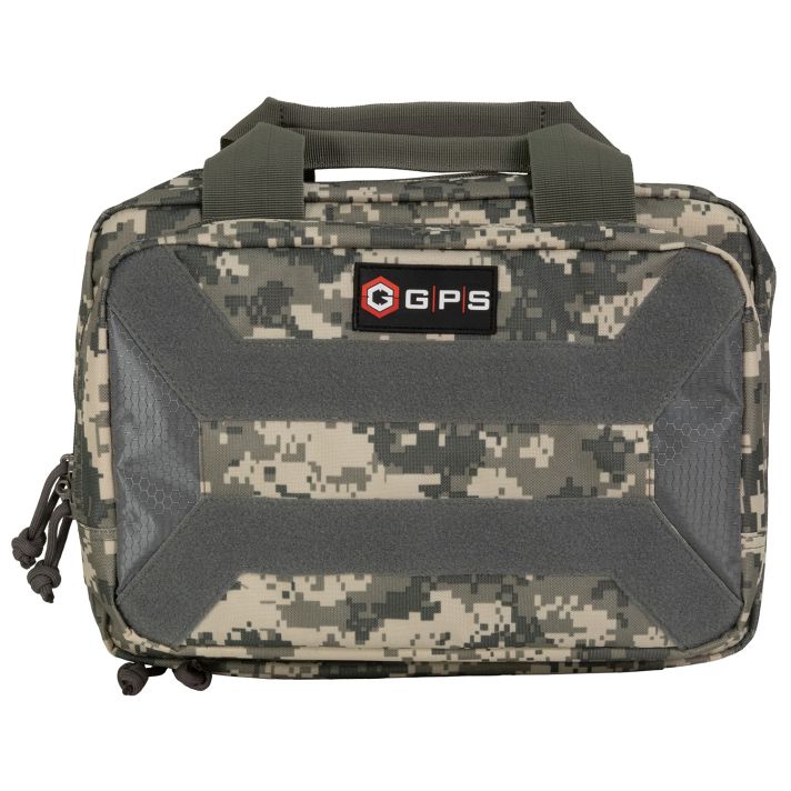 GPS Bags PC15ACU Pistol CaseGray Digital 600D Polyester Holds 1 Handgun