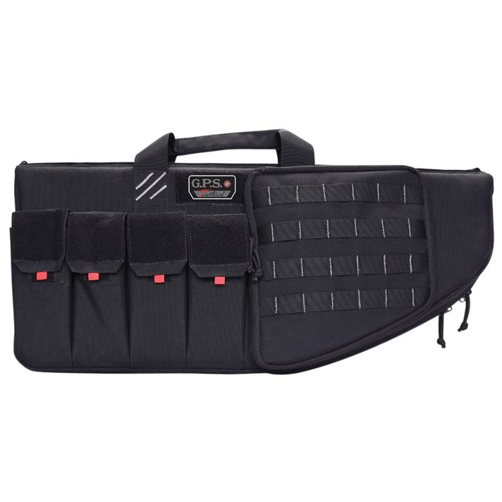 GPS Bags T30ARB Tactical AR Case 30" Black 1000D Nylon with Mag & Storage Pockets, Lockable Zippers, External Handgun Pocket & DuPont Teflon Coating