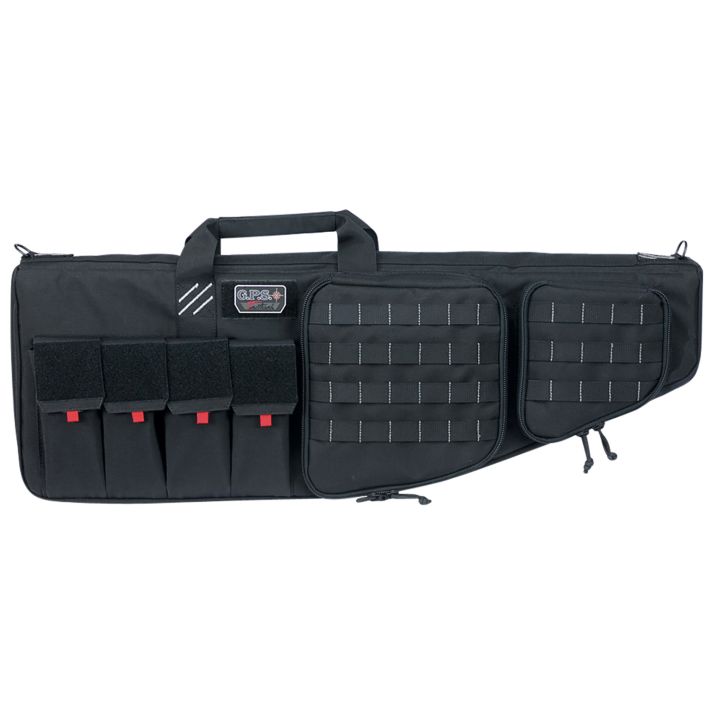 GPS Bags T32ARB Tactical AR Case 32" Black 1000D Nylon with Mag & Storage Pockets, Lockable Zippers, External Handgun Pocket & DuPont Teflon Coating