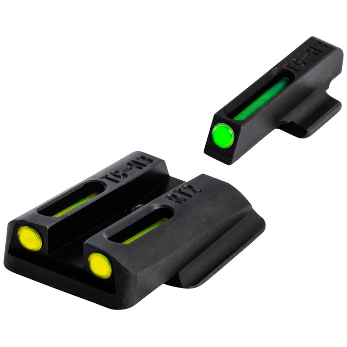 TruGlo TGTG131RT2Y TFOGreen/Tritium/Fiber Optic Front Sight-Yellow/Tritium/Fiber Optic Rear Sight Ruger LC9/9S/380