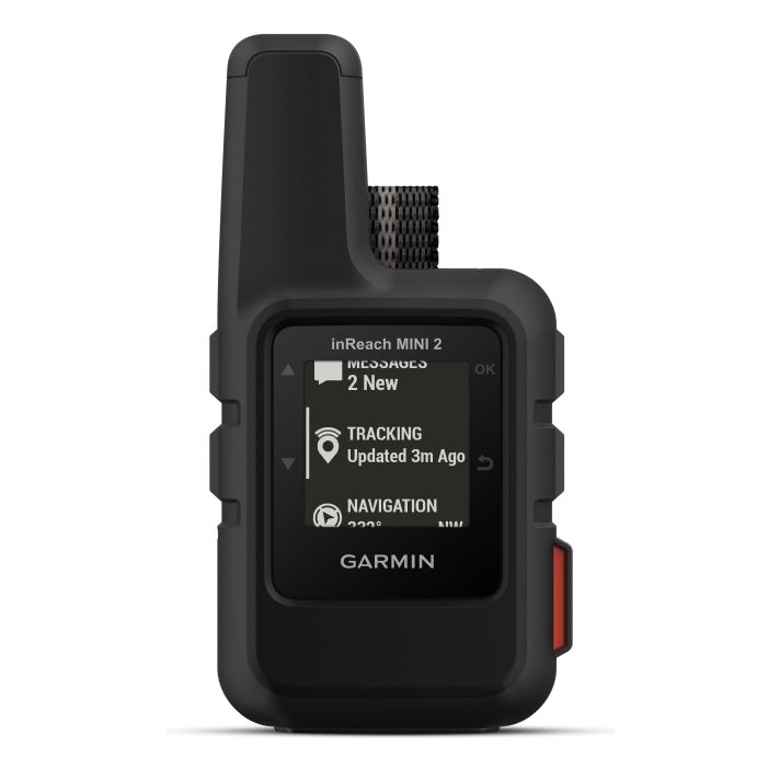 Garmin 010-02602-01 inReach Mini 2 Satcom Communication/SOS/Maps Black Internal Rechargeable Lithium Battery Bluetooth/ANT+ GPS Yes