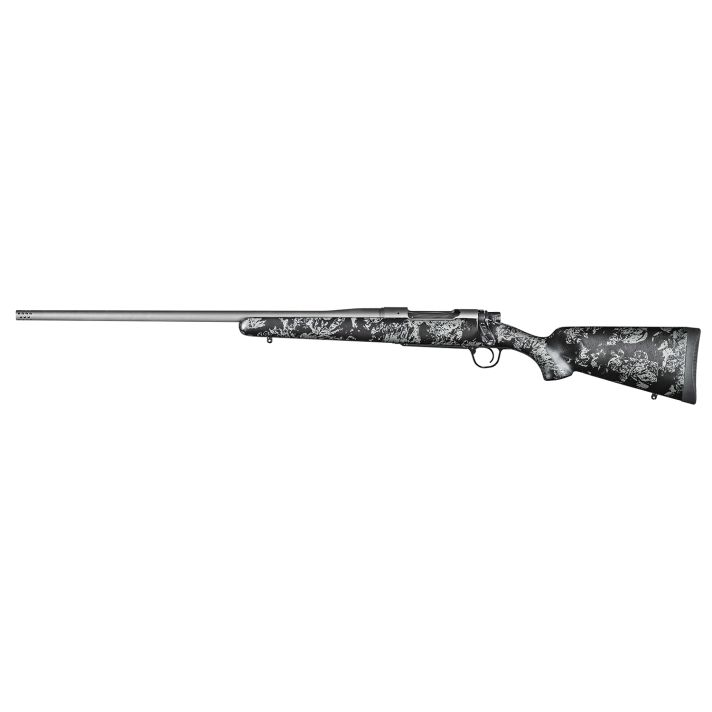 Christensen Arms 8010110900 Mesa FFT 6.5 PRC 4+1 20" Threaded Barrel, Tungsten Gray Cerakote, Black with Gray Webbing Stock, Left Hand