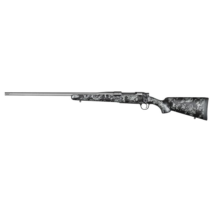 Christensen Arms 8010111300 Mesa FFT 7mm Rem Mag 3+1 22" Threaded Barrel, Tungsten Gray Cerakote, Black with Gray Webbing Stock, Left Hand