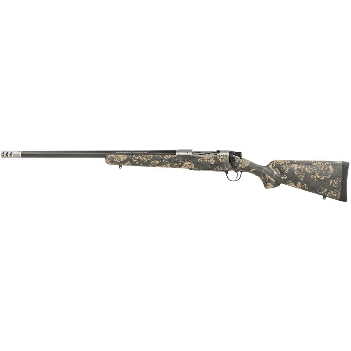 Christensen Arms 8010617100 Ridgeline FFT 6.5 Creedmoor 4+1 20" Carbon Fiber/Threaded Barrel, Stainless Steel, Green with Black/Tan Accents Stock, Left Hand