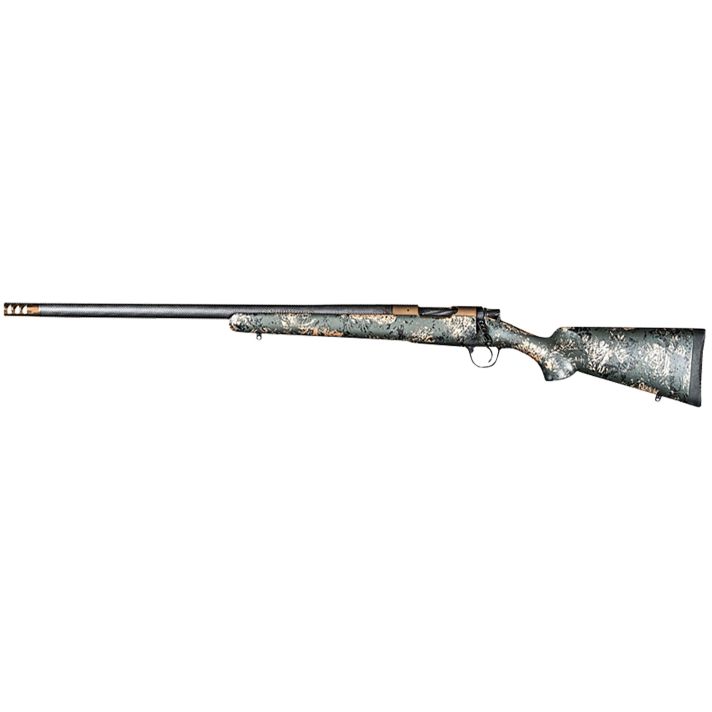Christensen Arms 8010620900 Ridgeline FFT 7mm-08 Rem 4+1 20" Carbon Fiber/Threaded Barrel, Burnt Bronze Cerakote, Green with Black/Tan Accents Stock, Left Hand