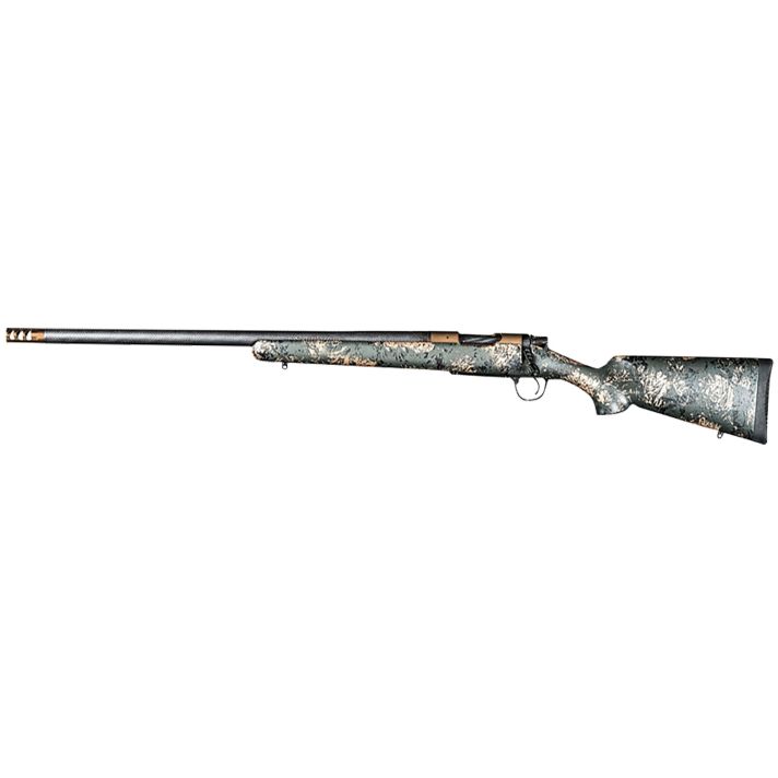 Christensen Arms 8010621000 Ridgeline FFT 7mm Rem Mag 3+1 22" Carbon Fiber/Threaded Barrel, Burnt Bronze Cerakote, Green with Black/Tan Accents Stock, Left Hand