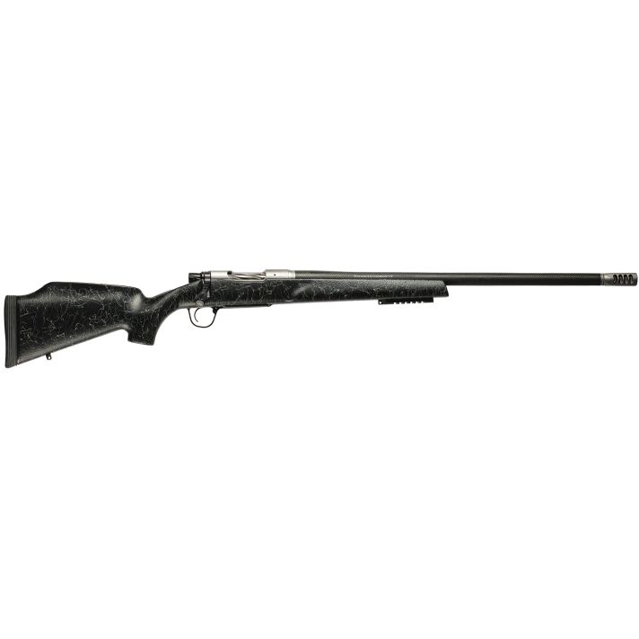 Christensen Arms 8011002000 Traverse300 PRC 3+1 26" Threaded Barrel, Natural Stainless, Black with Gray Webbing Stock