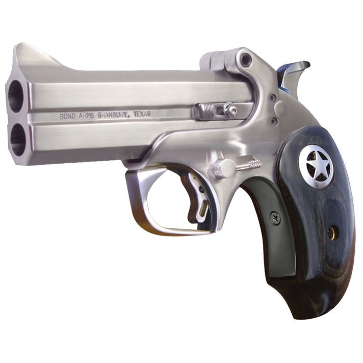 Bond Arms BARII Ranger II38 Special,357 Mag 4.25" 2rd Stainless Barrel/Frame Black Ash Grips with Integrated Star Inlay