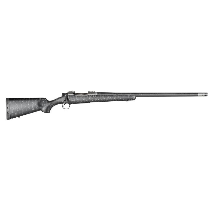 Christensen Arms CA10268315331 Summit TIFull Size 7mm Rem Mag 3+1, 26" Natural Titanium Steel Threaded Barrel, Natural Titanium Aluminum Receiver, Black w/Gray Webbing Fixed Sporter Stock