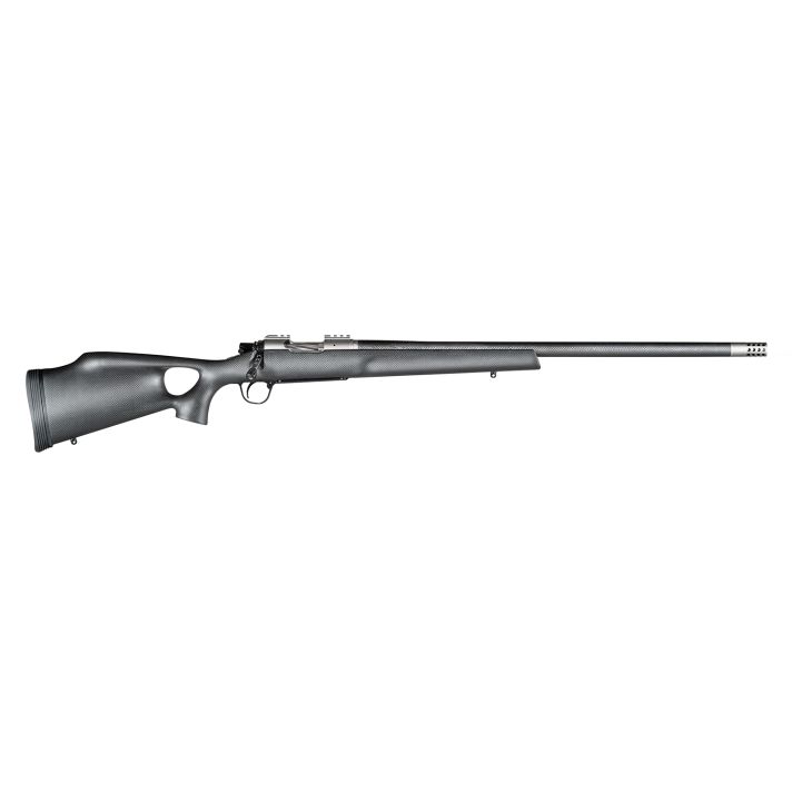 Christensen Arms CA10269215425 Summit TIFull Size 300 Win Mag 3+1, 26" Natural Titanium Steel Threaded Barrel, Natural Titanium Aluminum Receiver, Natural Carbon Fiber Fixed Thumbhole Stock