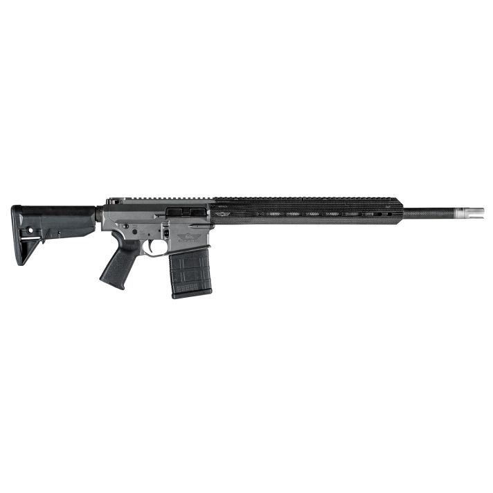 Christensen Arms CA112113157232 CA-10 G26.5 Creedmoor 20+1 20" Barrel, Tungsten Gray Cerakote Metal Finish, Black Adjustable BCM Gunfighter Stock, Black Polymer Grip