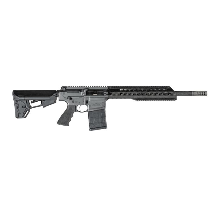 Christensen Arms CA101541156435 CA-10 DMR308 Win 20+1 18" Barrel, Tungsten Gray Cerakote Metal Finish, Black Adjustable Magpul STR Stock, Black Polymer Grip