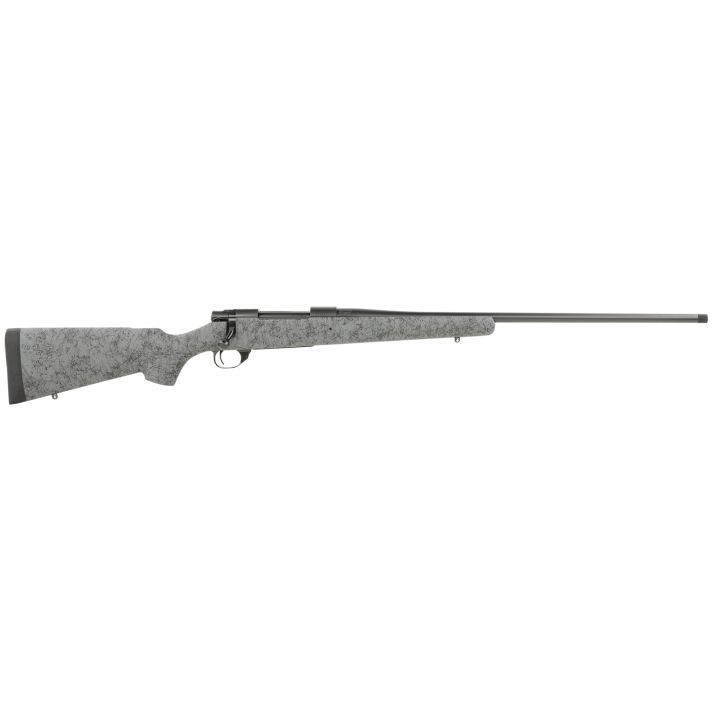 Howa HHS43331 M1500 HS Precision 300 Win Mag 3+1 24" Blued Threaded Barrel/Rec, Gray with Black Webbed HS Precision Stock