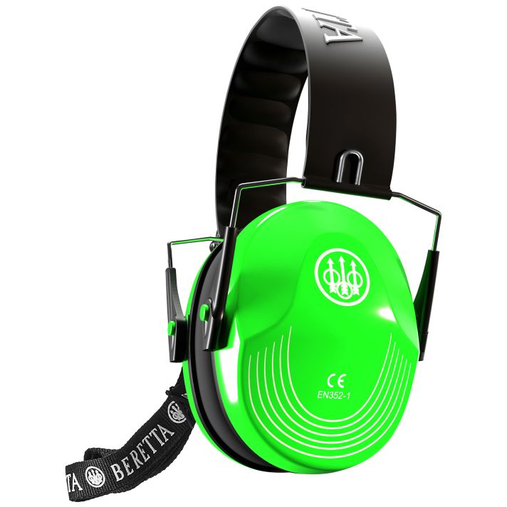 Beretta USA CF1000000207FF Safety Pro Muff 25 dB Florescent Green/Black