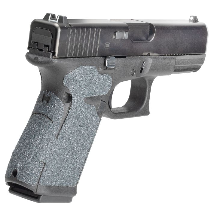 Hogue 17279 Wrapter Adhesive Grip made of Heavy Grit with Black Finish for Glock 19, 19 MOS & 44 Gen 5 (No Backstrap)