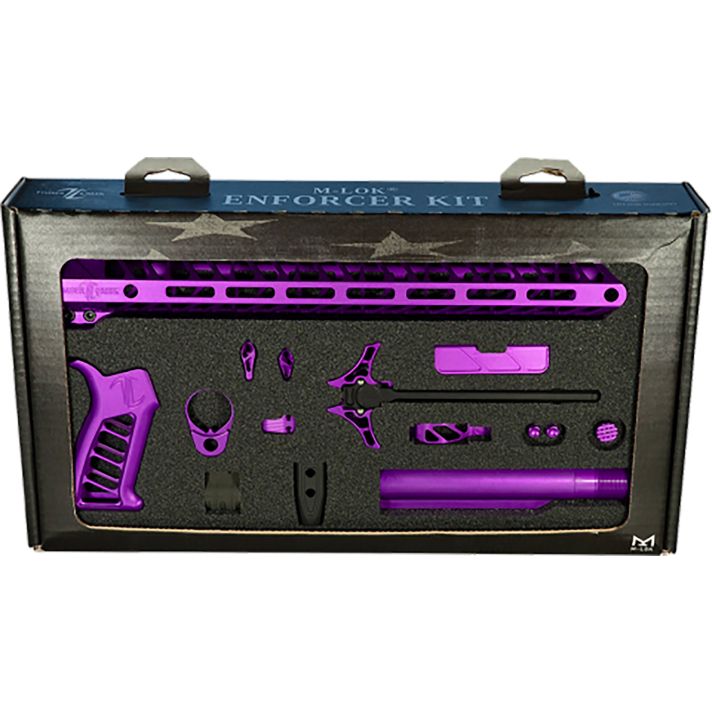 Timber Creek Outdoors TCOEKPPA Enforcer Complete Build Kit Purple Anodized for AR-15