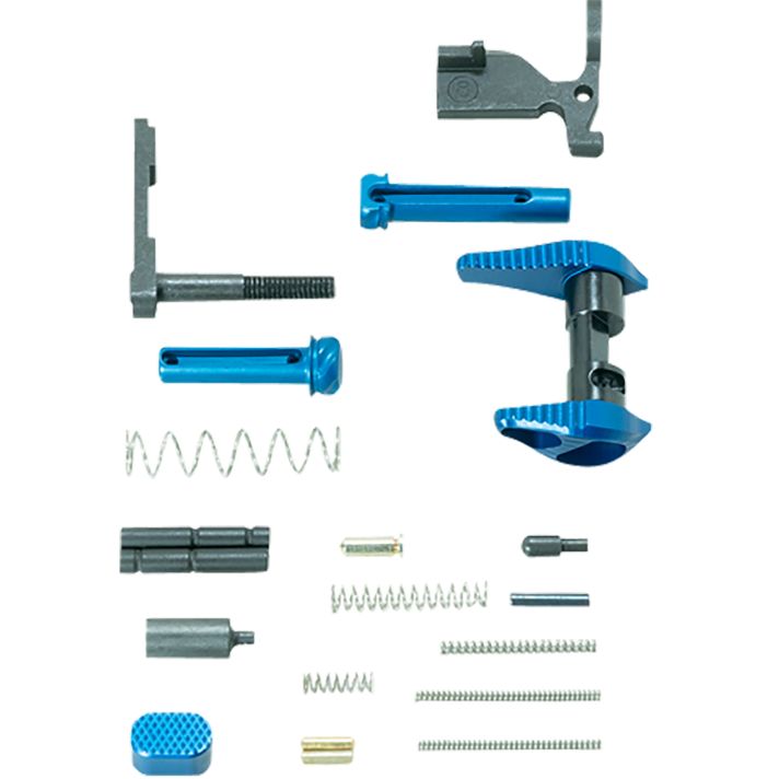 Timber Creek Outdoors ARLPKB Lower Parts KitBlue Anodized Aluminum for AR-15