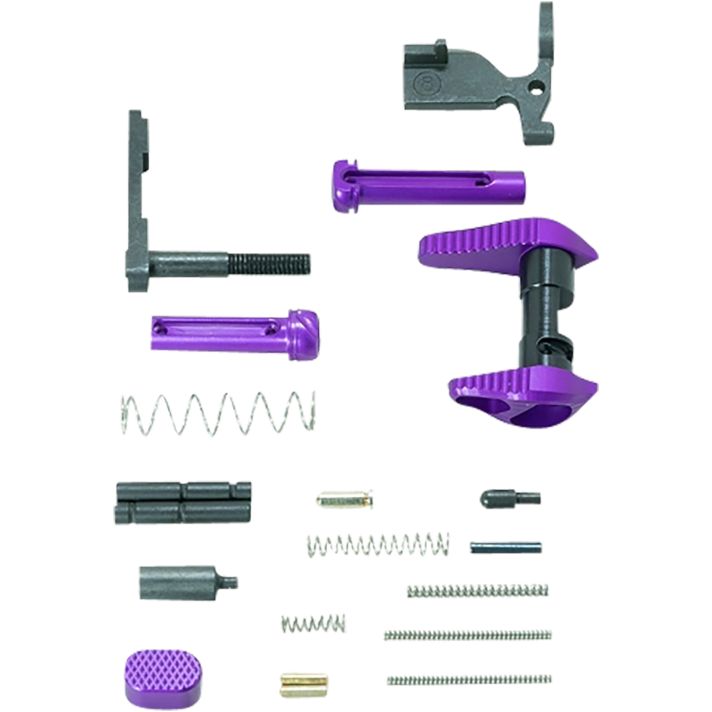 Timber Creek Outdoors ARLPKPPA Lower Parts KitPurple Anodized Aluminum for AR-15