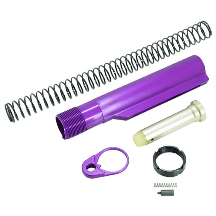 Timber Creek Outdoors ARBTKPPA Buffer Tube KitPurple Anodized for AR-15
