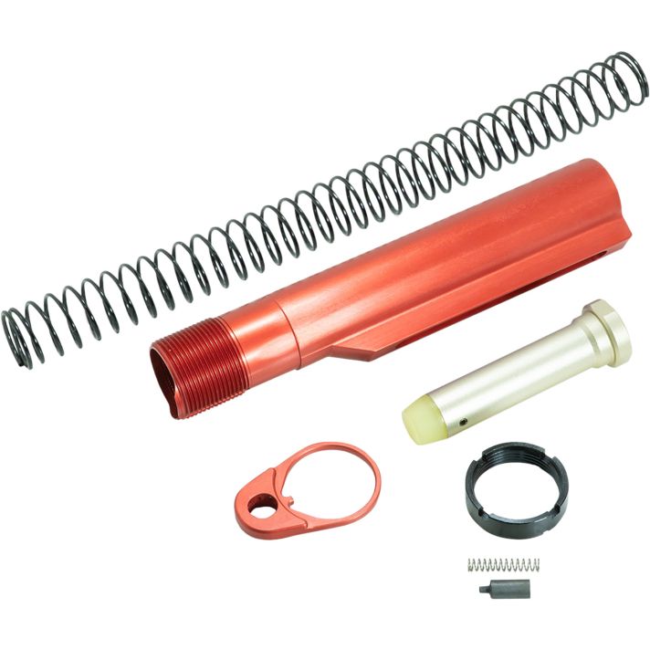 Timber Creek Outdoors ARBTKR Buffer Tube KitRed Anodized for AR-15
