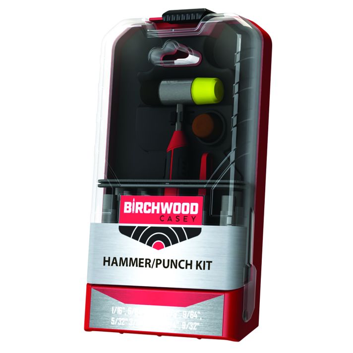 Birchwood Casey ARPNCHHMKIT Hammer & Punch KitBlack/Red AR Platform Firearm 19 Pieces