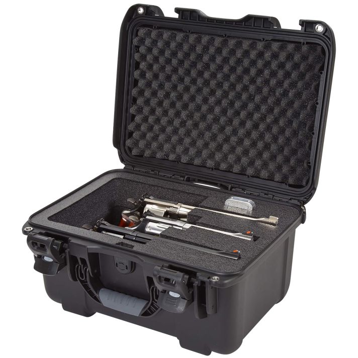 Nanuk 918REV01 918 3 Up Revolver Case Black Polymer w/ Foam Padding & Latches 14.90" L x 9.80" W x 8.60" H Interior Dimensions