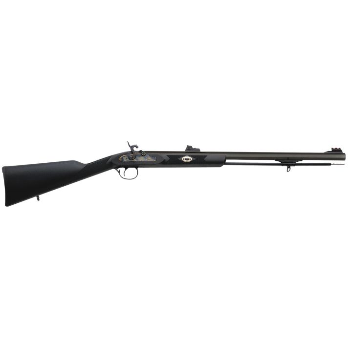 Traditions R3300850 Deerhunter50 Cal Percussion 24" Blued Octagon Barrel, Black Synthetic Stock