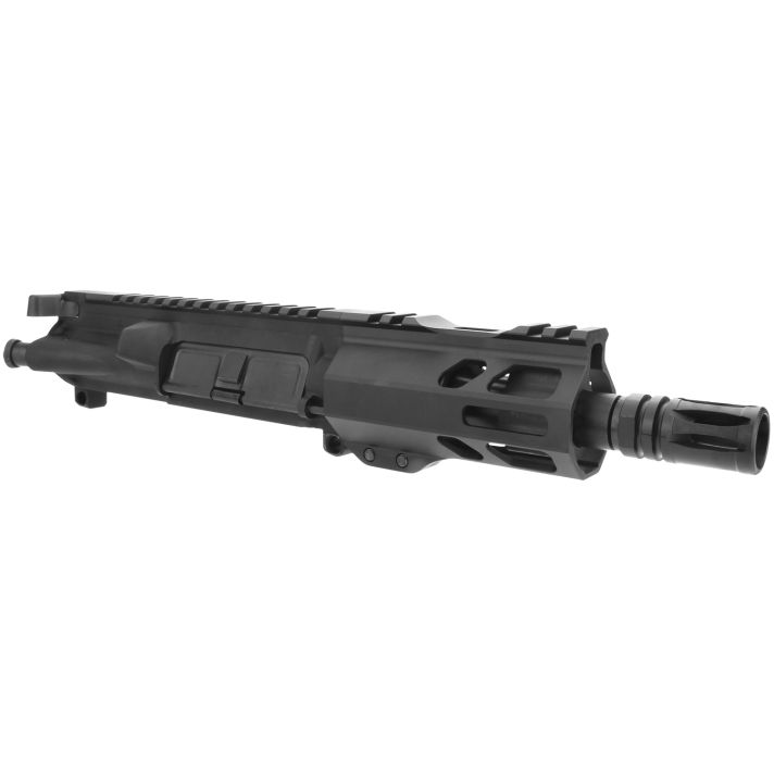 TacFire BU-556-5 Pistol Upper Assembly5.56x45mm NATO Caliber with 5" Black Nitride Barrel, Black Anodized 7075-T6 Aluminum Receiver & M-LOK Handguard for AR-Platform Includes Bolt Carry Group