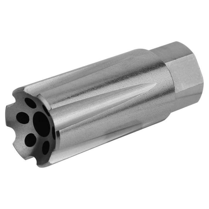 TacFireLinear CompensatorStainless Steel with 5/8"-24 tpi Threads 2.26" OAL .875" Diameter for 308 Win
