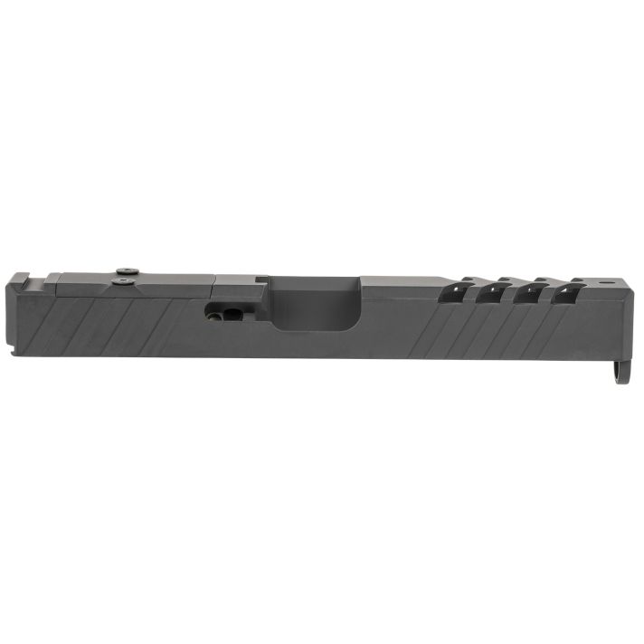 TacFireReplacement Slide40 S&W Graphite Black Cerakote Stainless Steel with Optics Cut & Slide Ports for Glock 22 Gen3