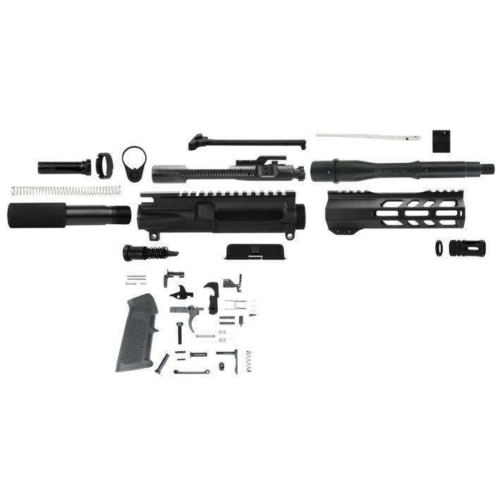 TacFireAR Build Kit5.56x45mm NATO 7.50" Barrel Black for AR Platform
