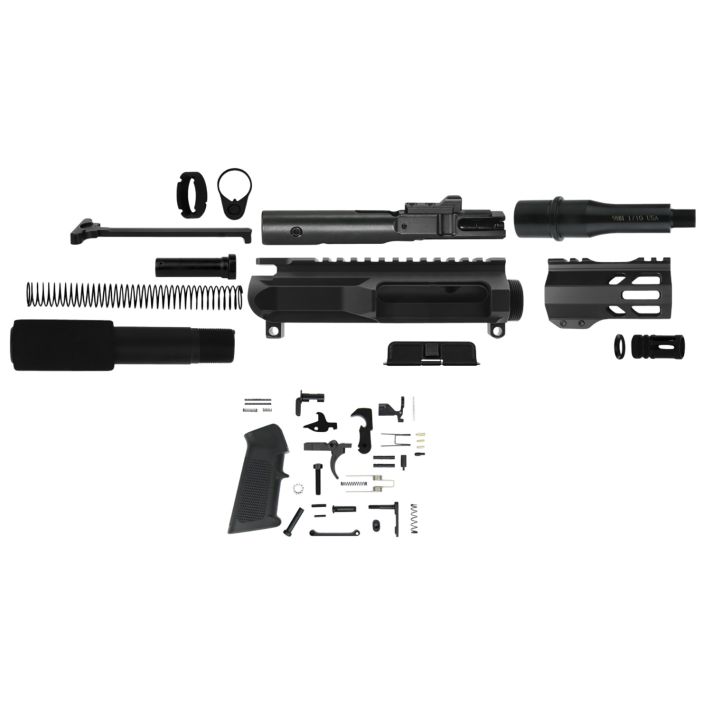 TacFireAR Build Kit9mm Luger 4.50" Barrel Black for AR Platform