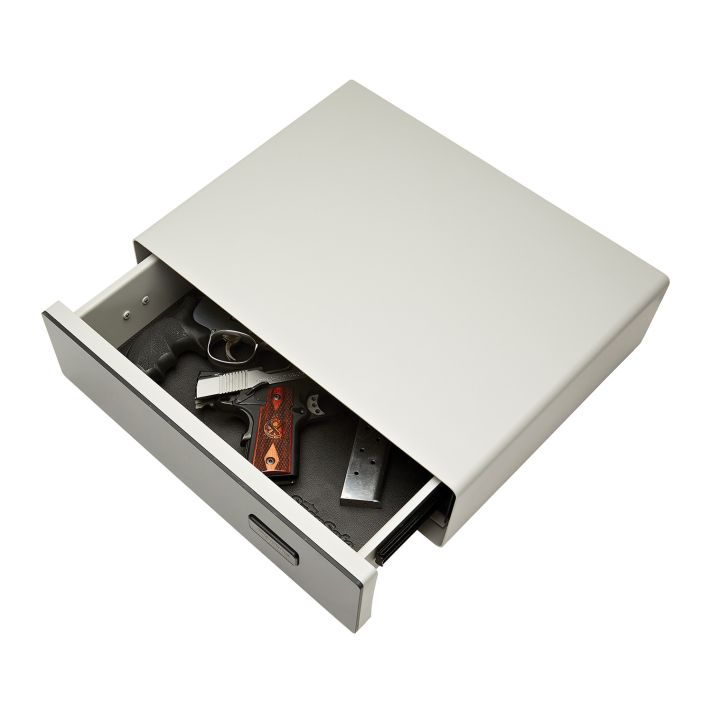 SnapSafe 75404 GlideVaultAccess Code/Key Entry Silver Steel Glass Touchpad