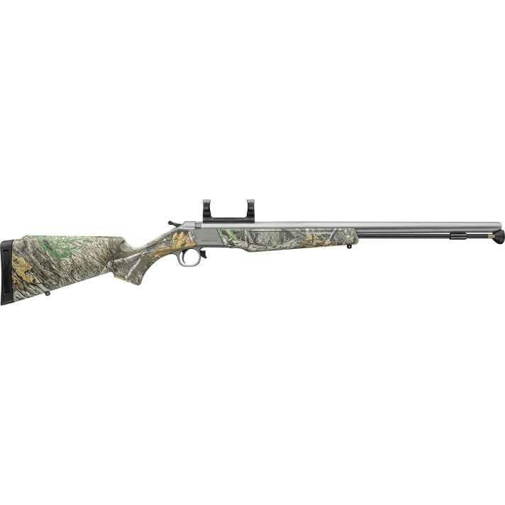 CVA PR2118SM Wolf V2 50 Cal 209 Primer 24" Matte Stainless Steel Barrel, Realtree Edge Fixed Synthetic Stock *Worn, Stock Marked Up