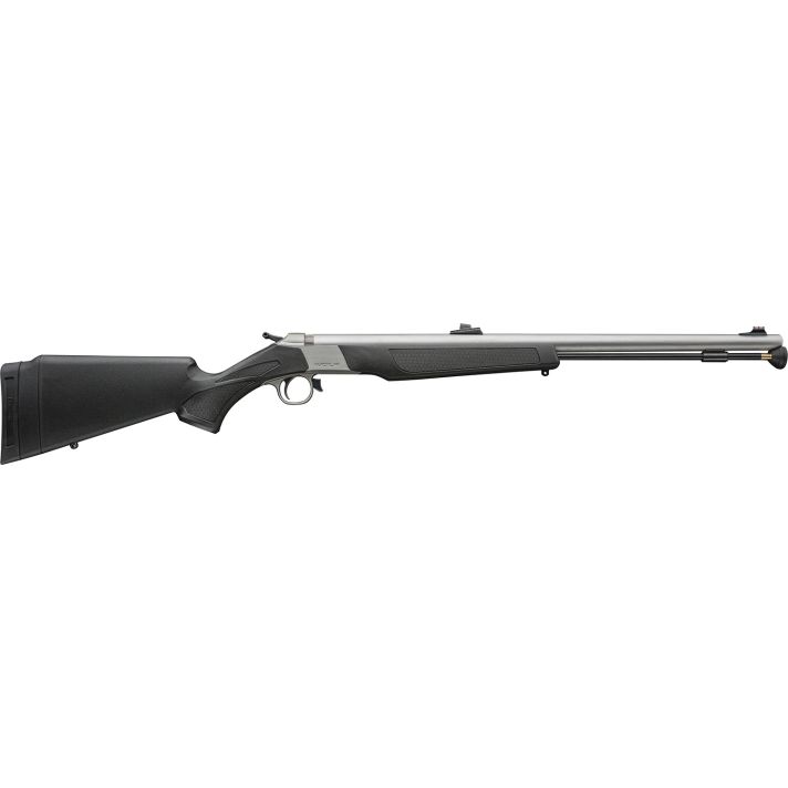 CVA PR2117S Wolf V2 50 Cal 209 Primer 24" Matte Stainless Barrel/Rec Black Synthetic Stock Fiber Optic Sights