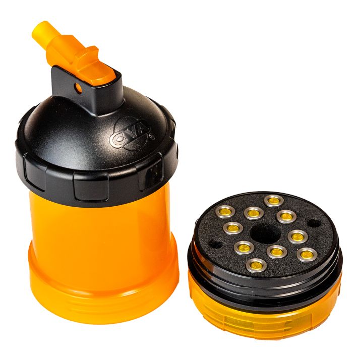CVA AC1743 Powder Pod & Primer Storagefor Loose Powder & Primers (Holds 20 VariFlames or 209 Primers)