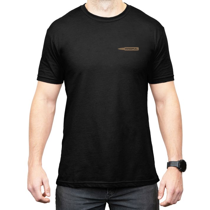 Magpul MAG1267001S Smooth & MildBlack Cotton Short Sleeve Small