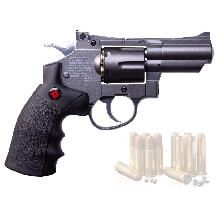 Crosman SNR357 SNR357 Air Pistol CO2 177 6rd BB Black Rubber Grips