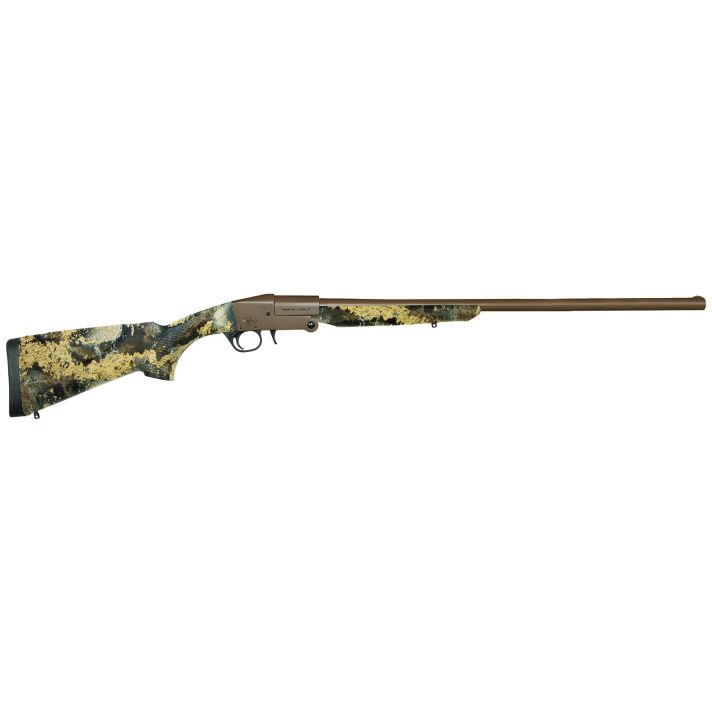 Charles Daly 930338 101Full Size 20 Gauge Break Open 3" 1rd 26" Flat Dark Earth Cerakote Steel Barrel & Receiver, Fixed TrueTimber Prairie Synthetic Stock