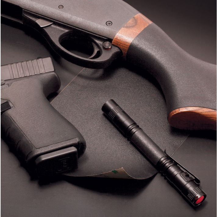 Hogue 17070 D.I.Y. Wrapter Adhesive Grip made of Rubber with Black Finish, Grain Texture & 5"x 6.75" Dimensions for Firearms