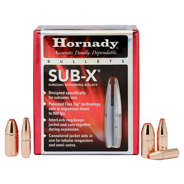 Hornady 3503 Sub-X35 Cal 250 gr Subsonic eXpanding 100 Per Box/ 15 Case