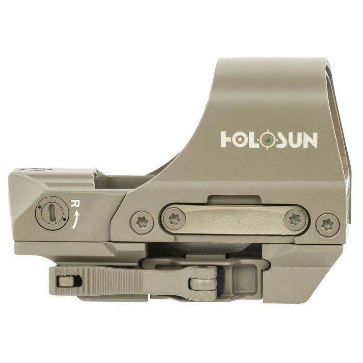 Holosun HE510CGRFDE 510Flat Dark Earth 1 x 0.91" x 1.26" 2 MOA Green Dot/65 MOA Circle Multi Reticle