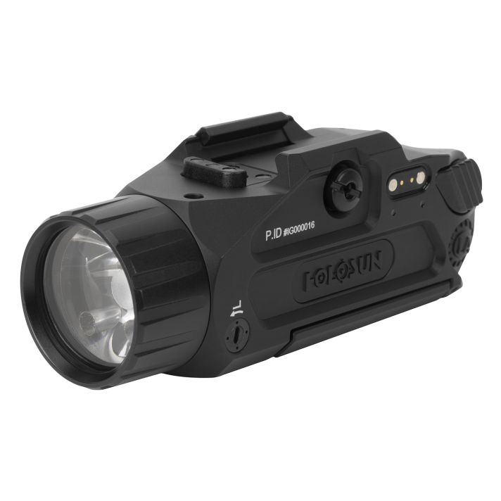 Holosun PIDDUAL Positive Identification Device DualBlack Anodized Green/Infrared Laser 400/800 Lumens White Light LED