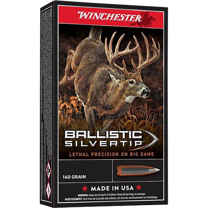 Winchester Ammo SBST65P Ballistic Silvertip6.5PRC 140gr Bonded Rapid Expansion PHP 20 Per Box/10 Case