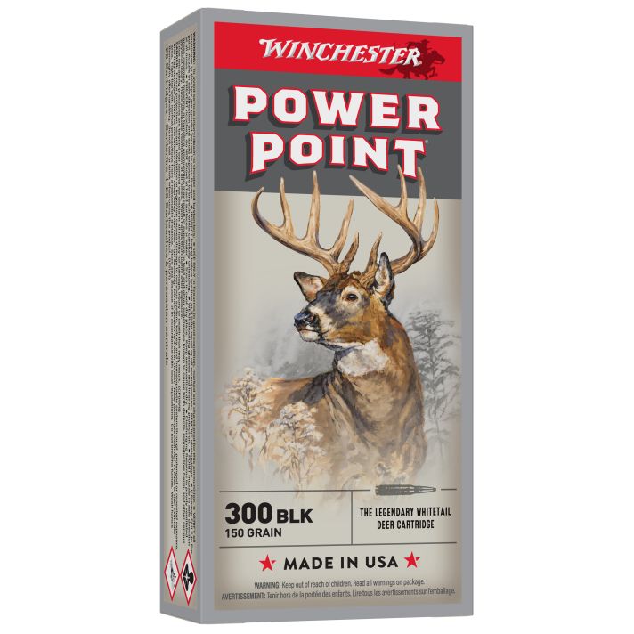 Winchester Ammo X300BLK Power-Point300Blackout 150gr 20 Per Box/10 Case