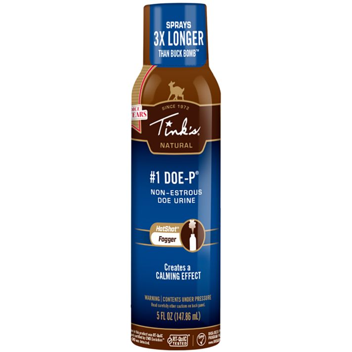 Tinks W5501 #1 Doe-P Non-Estrous Fogger Deer Attractant Doe Urine Scent 5 oz Aerosol